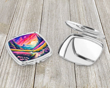Load image into Gallery viewer, Colorful Phlox Compact Mirror – Stylish Purse Mirror with Artistic Covers
