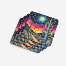 Load image into Gallery viewer, Colorful Queen of the Night Cactus Foam Coaster