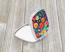 Load image into Gallery viewer, Colorful Ranunculus Compact Mirror – Stylish Purse Mirror with Artistic Covers
