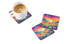 Load image into Gallery viewer, Colorful Scabiosa Foam Coaster