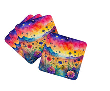 Load image into Gallery viewer, Colorful Scabiosa Foam Coaster
