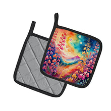 Load image into Gallery viewer, Colorful Snapdragon Pot Holders - Set of 2 Decorative Kitchen Helpers | Made in the USA