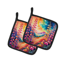 Load image into Gallery viewer, Colorful Snapdragon Pot Holders - Set of 2 Decorative Kitchen Helpers | Made in the USA