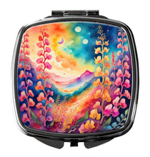 Load image into Gallery viewer, Colorful Snapdragon Compact Mirror – Stylish Purse Mirror with Artistic Covers