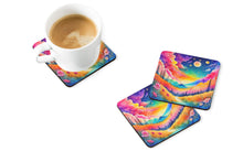 Load image into Gallery viewer, Colorful Stock, or gillyflower Foam Coaster