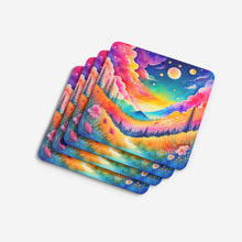 Load image into Gallery viewer, Colorful Stock, or gillyflower Foam Coaster