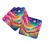Load image into Gallery viewer, Colorful Stock, or gillyflower Foam Coaster