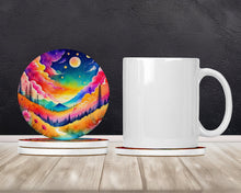 Load image into Gallery viewer, Colorful Stock, or gillyflower Large Sandstone Coasters Pack of 4