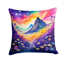 Load image into Gallery viewer, Colorful Violets Fabric Decorative Pillow