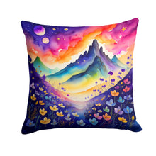 Load image into Gallery viewer, Colorful Violets Fabric Decorative Pillow