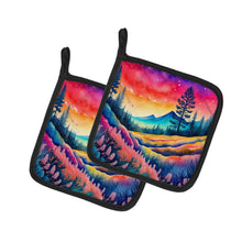 Load image into Gallery viewer, Colorful Yarrow Pot Holders - Set of 2 Decorative Kitchen Helpers | Made in the USA