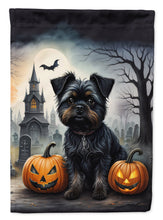 Load image into Gallery viewer, Affenpinscher Spooky Halloween House Flag