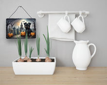 Load image into Gallery viewer, Affenpinscher Spooky Halloween Wall or Door Hanging Prints