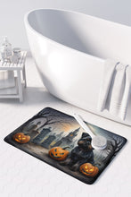 Load image into Gallery viewer, Affenpinscher Spooky Halloween Memory Foam Kitchen Mat