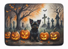 Load image into Gallery viewer, Affenpinscher Spooky Halloween Memory Foam Kitchen Mat