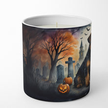 Load image into Gallery viewer, Airedale Terrier Spooky Halloween Decorative Soy Candle