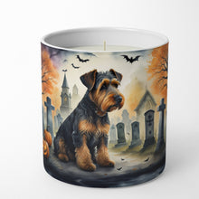 Load image into Gallery viewer, Airedale Terrier Spooky Halloween Decorative Soy Candle