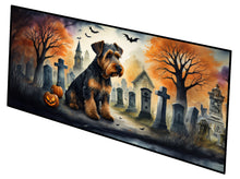 Load image into Gallery viewer, Airedale Terrier Spooky Halloween Runner Mat 28x58