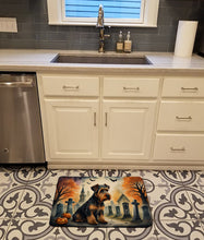 Load image into Gallery viewer, Airedale Terrier Spooky Halloween Memory Foam Kitchen Mat