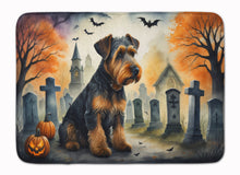 Load image into Gallery viewer, Airedale Terrier Spooky Halloween Memory Foam Kitchen Mat