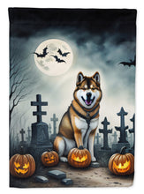 Load image into Gallery viewer, Akita Spooky Halloween House Flag