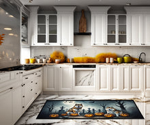 Load image into Gallery viewer, Akita Spooky Halloween Runner Mat 28x58