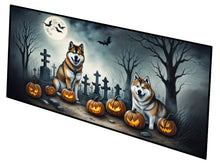 Load image into Gallery viewer, Akita Spooky Halloween Runner Mat 28x58