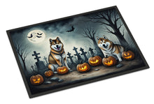 Load image into Gallery viewer, Akita Spooky Halloween Doormat -  18x27 Decorative Floor Mat – Indoor/Outdoor Rug