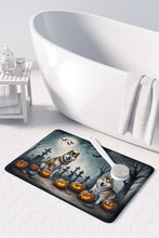 Load image into Gallery viewer, Akita Spooky Halloween Memory Foam Kitchen Mat