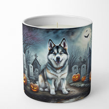 Load image into Gallery viewer, Alaskan Malamute Spooky Halloween Decorative Soy Candle