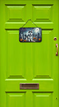 Load image into Gallery viewer, Alaskan Malamute Spooky Halloween Wall or Door Hanging Prints