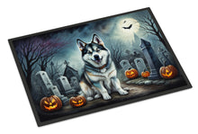 Load image into Gallery viewer, Alaskan Malamute Spooky Halloween Doormat -  18x27 Decorative Floor Mat – Indoor/Outdoor Rug