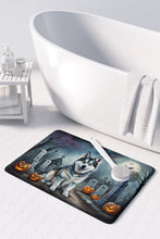 Load image into Gallery viewer, Alaskan Malamute Spooky Halloween Memory Foam Kitchen Mat
