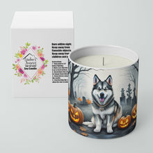 Load image into Gallery viewer, Alaskan Malamute Spooky Halloween Decorative Soy Candle