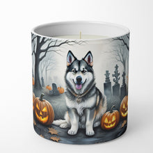 Load image into Gallery viewer, Alaskan Malamute Spooky Halloween Decorative Soy Candle