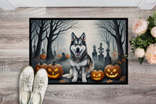 Load image into Gallery viewer, Alaskan Malamute Spooky Halloween Doormat -  18x27 Decorative Floor Mat – Indoor/Outdoor Rug