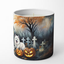 Load image into Gallery viewer, American Eskimo Spooky Halloween Decorative Soy Candle