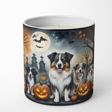 Load image into Gallery viewer, Australian Shepherd Spooky Halloween Decorative Soy Candle