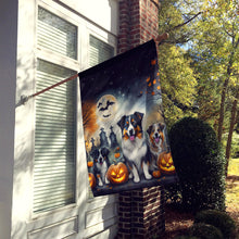 Load image into Gallery viewer, Australian Shepherd Spooky Halloween House Flag