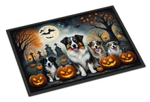 Load image into Gallery viewer, Australian Shepherd Spooky Halloween Doormat - 24x36 Decorative Floor Mat – Indoor/Outdoor Rug with Artistic Flair