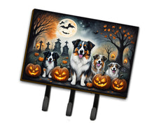 Load image into Gallery viewer, Australian Shepherd Spooky Halloween Leash or Key Holder