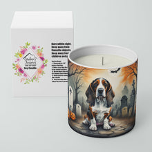 Load image into Gallery viewer, Basset Hound Spooky Halloween Decorative Soy Candle