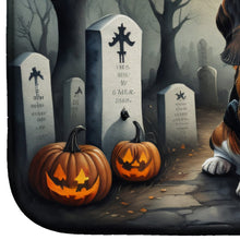 Load image into Gallery viewer, Basset Hound Spooky Halloween Dish Drying Mat
