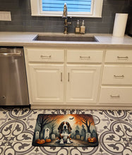 Load image into Gallery viewer, Basset Hound Spooky Halloween Memory Foam Kitchen Mat