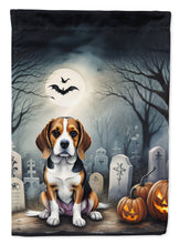 Load image into Gallery viewer, Beagle Spooky Halloween House Flag
