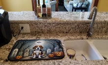 Load image into Gallery viewer, Beagle Spooky Halloween Dish Drying Mat