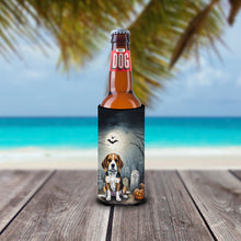 Load image into Gallery viewer, Beagle Spooky Halloween Slim Can Huggers – Fun, Functional Drink Coolers for Every Occasion