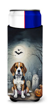 Load image into Gallery viewer, Beagle Spooky Halloween Slim Can Huggers – Fun, Functional Drink Coolers for Every Occasion