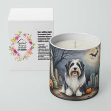 Load image into Gallery viewer, Bearded Collie Spooky Halloween Decorative Soy Candle