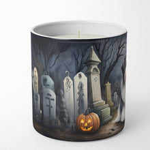 Load image into Gallery viewer, Bearded Collie Spooky Halloween Decorative Soy Candle